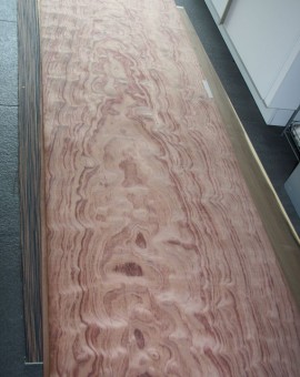Bubinga Rosewood 225cm x 75cm